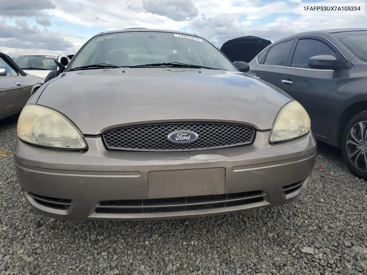 2007 Ford Taurus Se VIN: 1FAFP53UX7A105334 Lot: 74923314