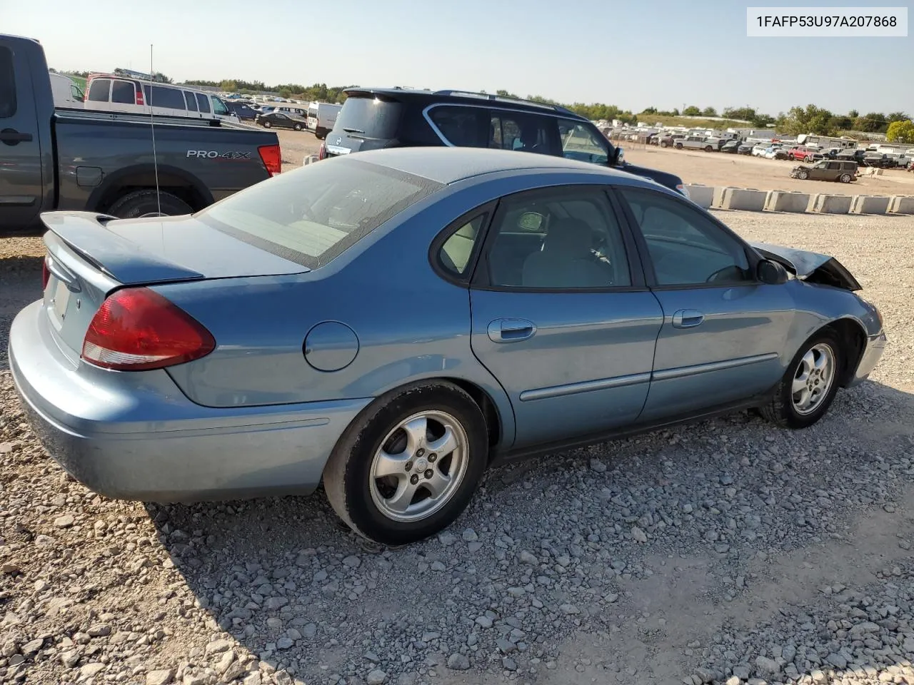 2007 Ford Taurus Se VIN: 1FAFP53U97A207868 Lot: 74999234