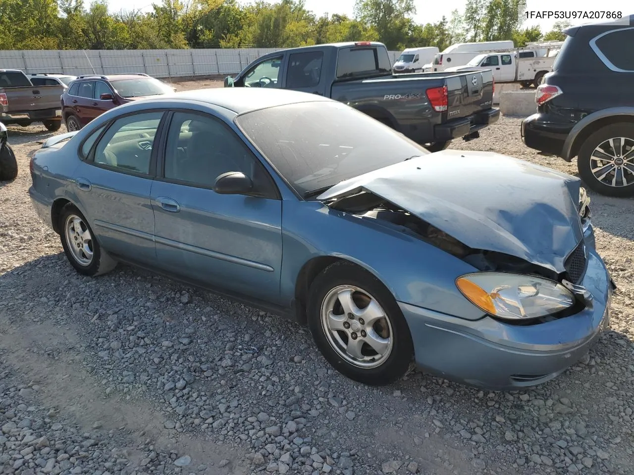 2007 Ford Taurus Se VIN: 1FAFP53U97A207868 Lot: 74999234