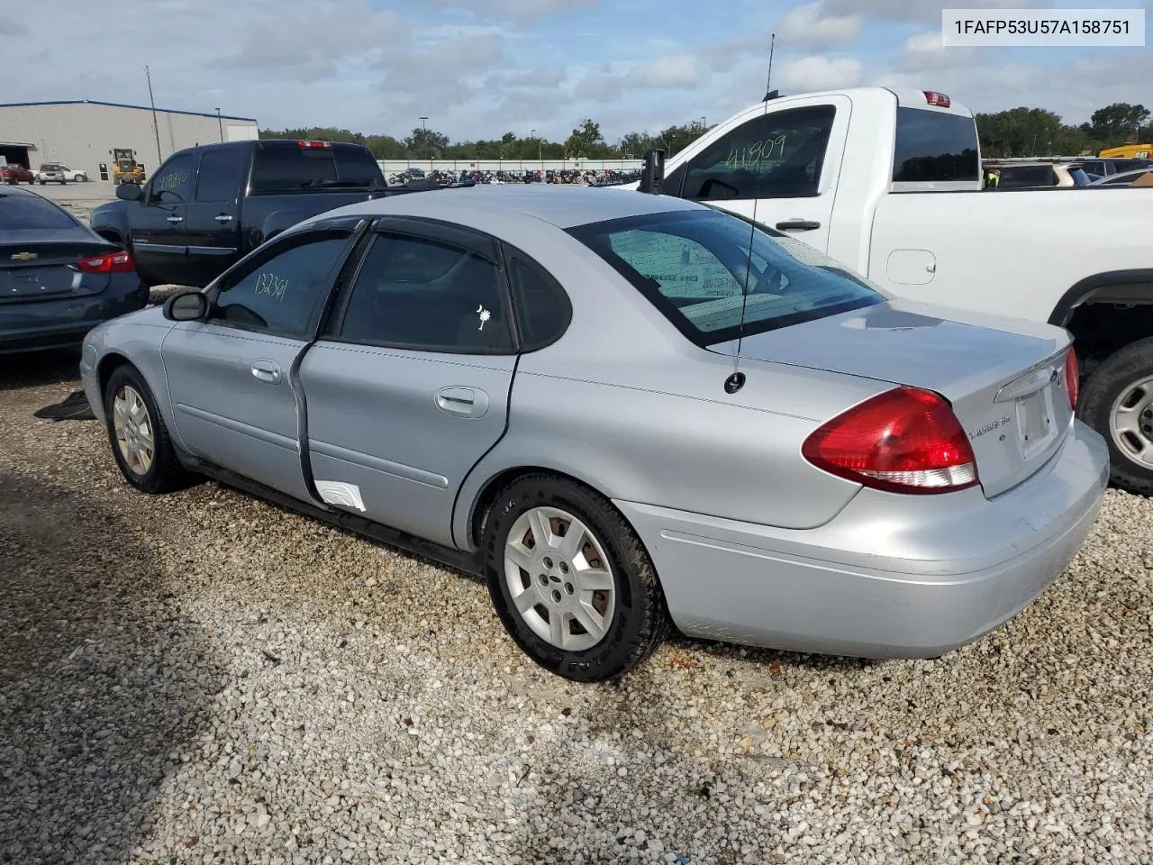 2007 Ford Taurus Se VIN: 1FAFP53U57A158751 Lot: 75887714