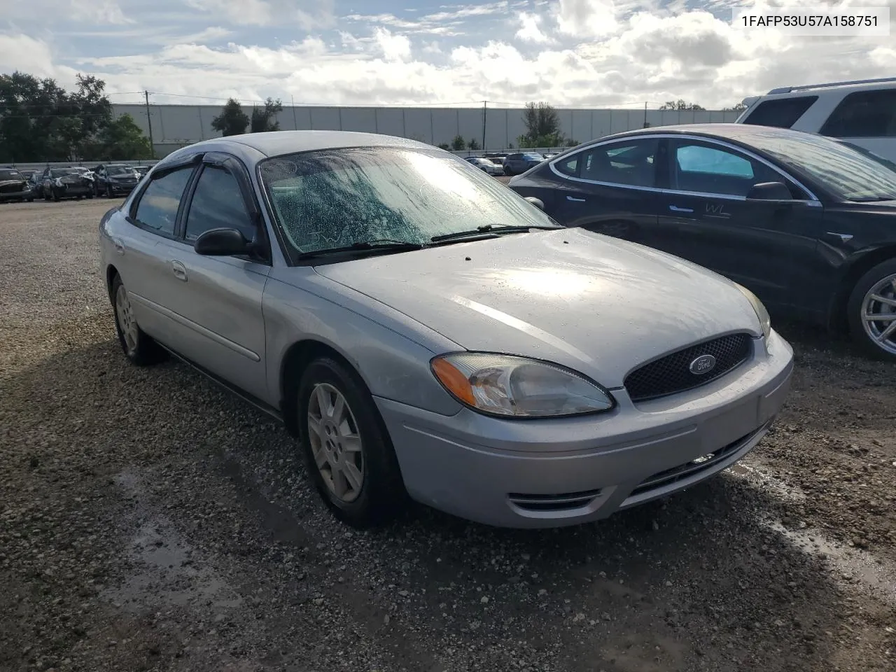 2007 Ford Taurus Se VIN: 1FAFP53U57A158751 Lot: 75887714