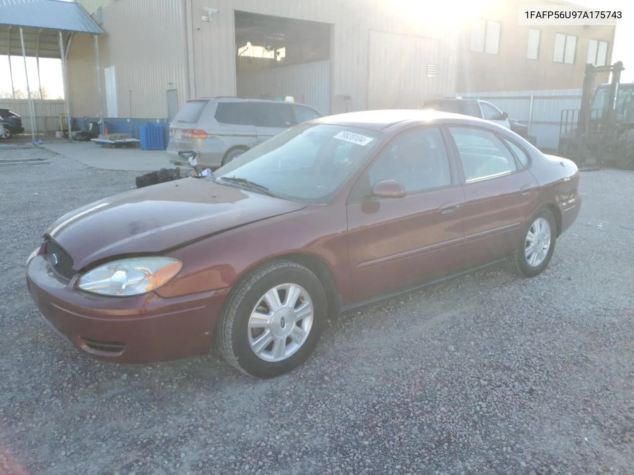 2007 Ford Taurus Sel VIN: 1FAFP56U97A175743 Lot: 79820104