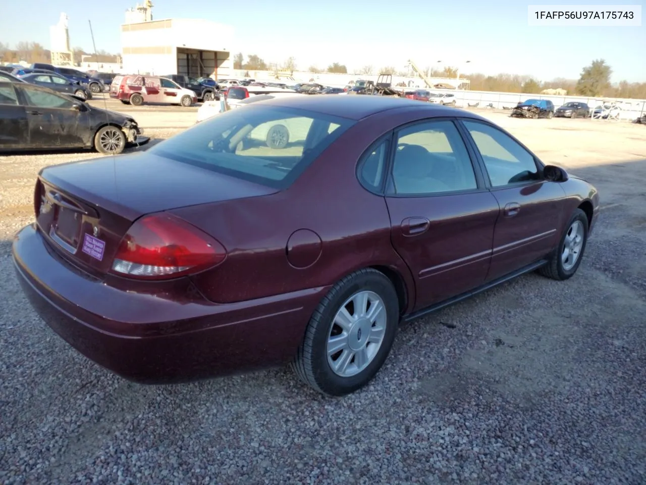 2007 Ford Taurus Sel VIN: 1FAFP56U97A175743 Lot: 79820104