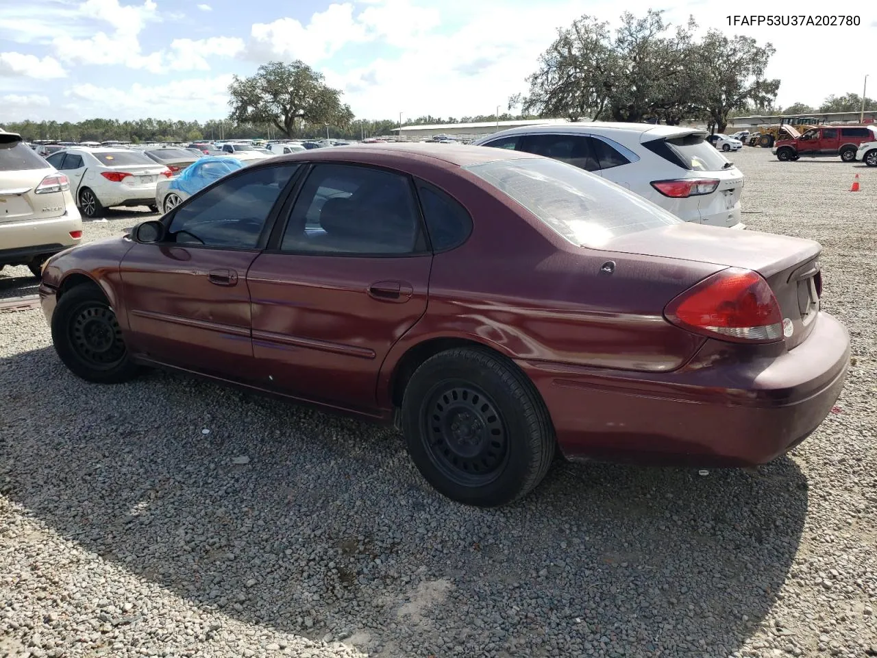 2007 Ford Taurus Se VIN: 1FAFP53U37A202780 Lot: 79841024