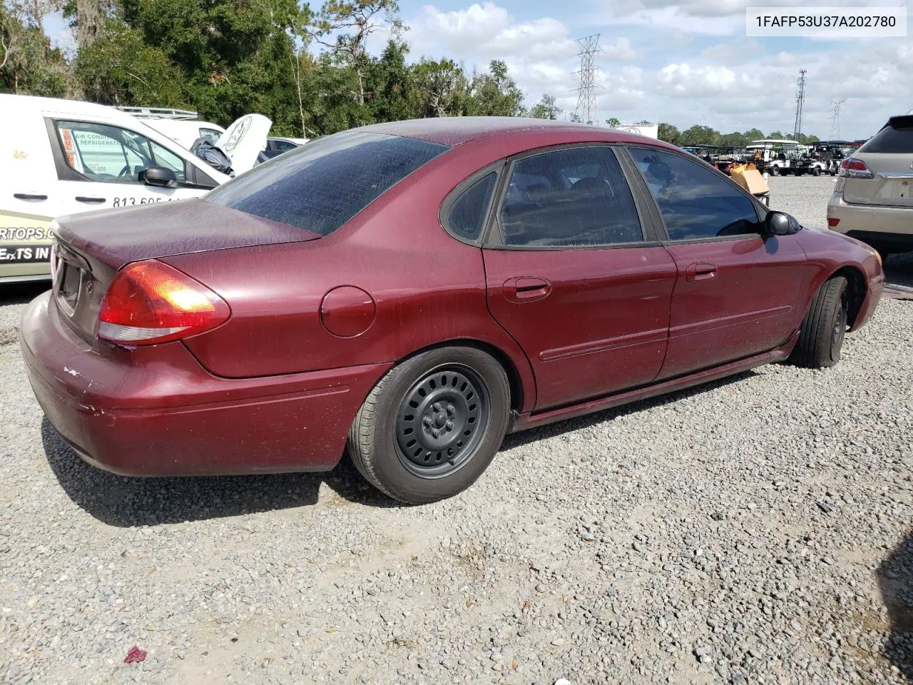 2007 Ford Taurus Se VIN: 1FAFP53U37A202780 Lot: 79841024