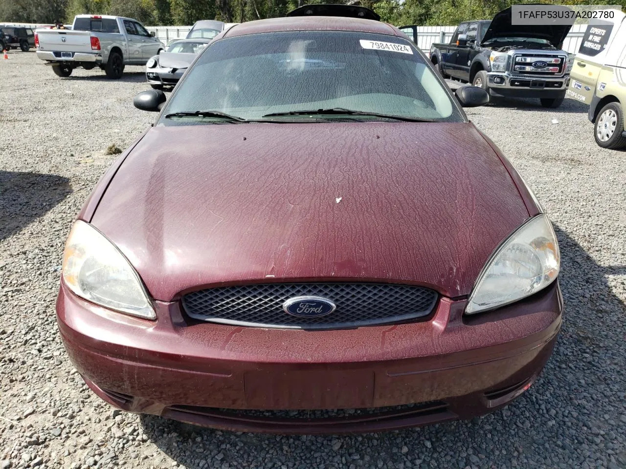 2007 Ford Taurus Se VIN: 1FAFP53U37A202780 Lot: 79841024