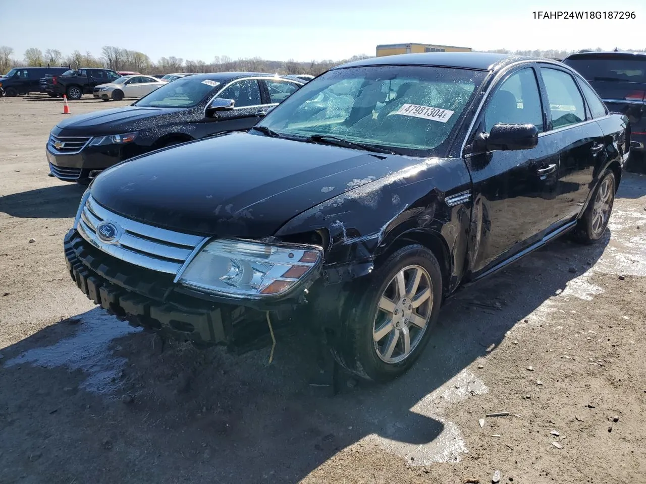 2008 Ford Taurus Sel VIN: 1FAHP24W18G187296 Lot: 47981304