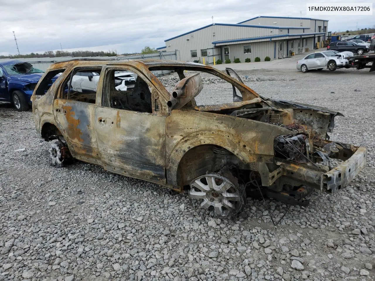 2008 Ford Taurus X Sel VIN: 1FMDK02WX8GA17206 Lot: 49400744