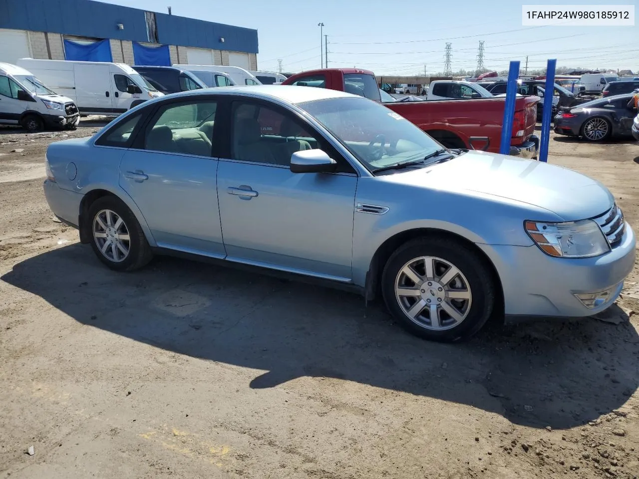 2008 Ford Taurus Sel VIN: 1FAHP24W98G185912 Lot: 51928914