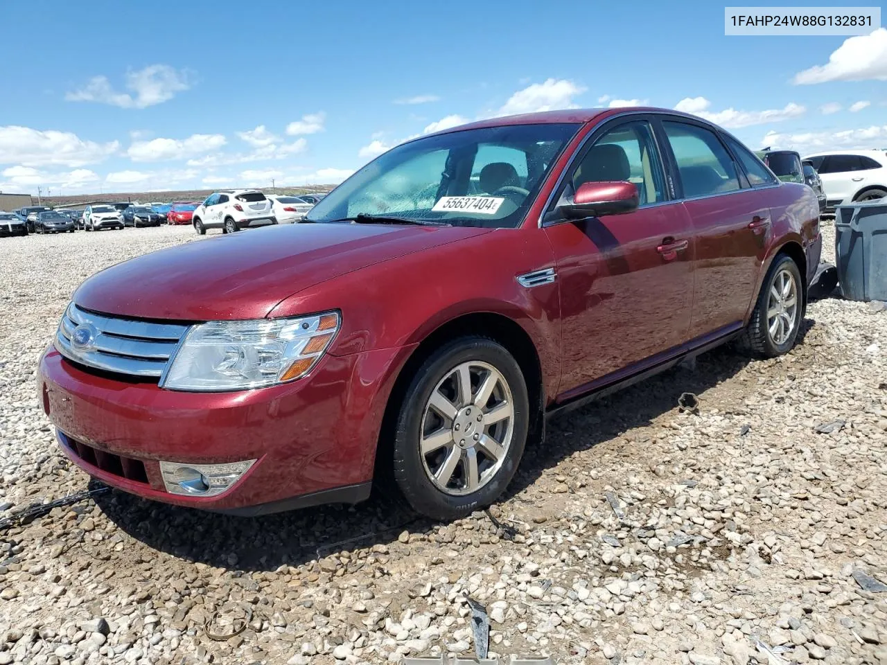 2008 Ford Taurus Sel VIN: 1FAHP24W88G132831 Lot: 55637404