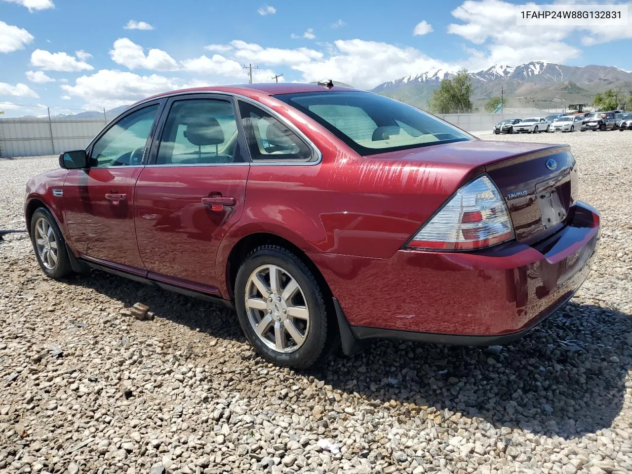 2008 Ford Taurus Sel VIN: 1FAHP24W88G132831 Lot: 55637404