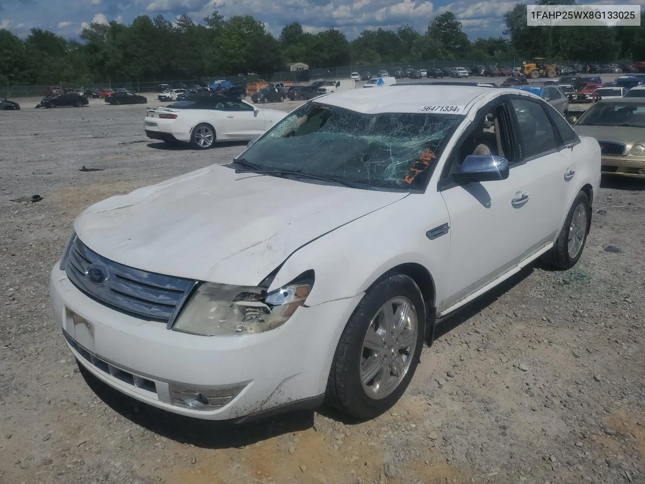 2008 Ford Taurus Limited VIN: 1FAHP25WX8G133025 Lot: 56471334