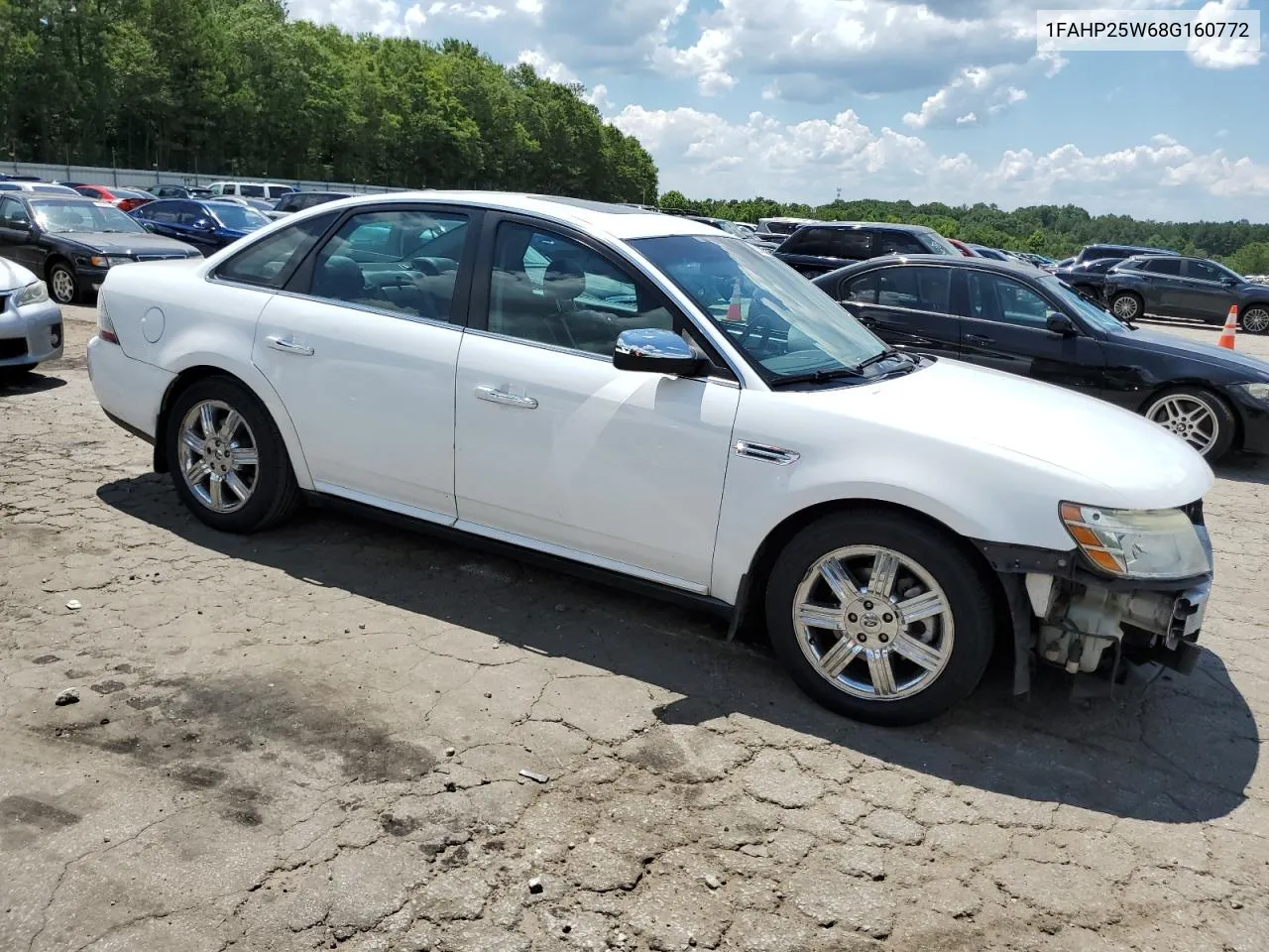 2008 Ford Taurus Limited VIN: 1FAHP25W68G160772 Lot: 62863934