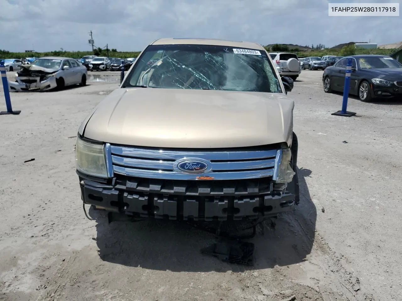 2008 Ford Taurus Limited VIN: 1FAHP25W28G117918 Lot: 63484803