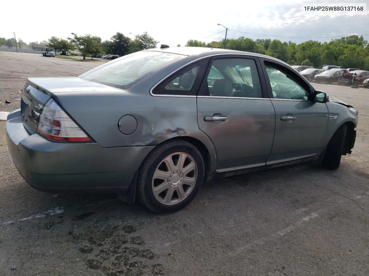 2008 Ford Taurus Limited VIN: 1FAHP25W88G137168 Lot: 63764064