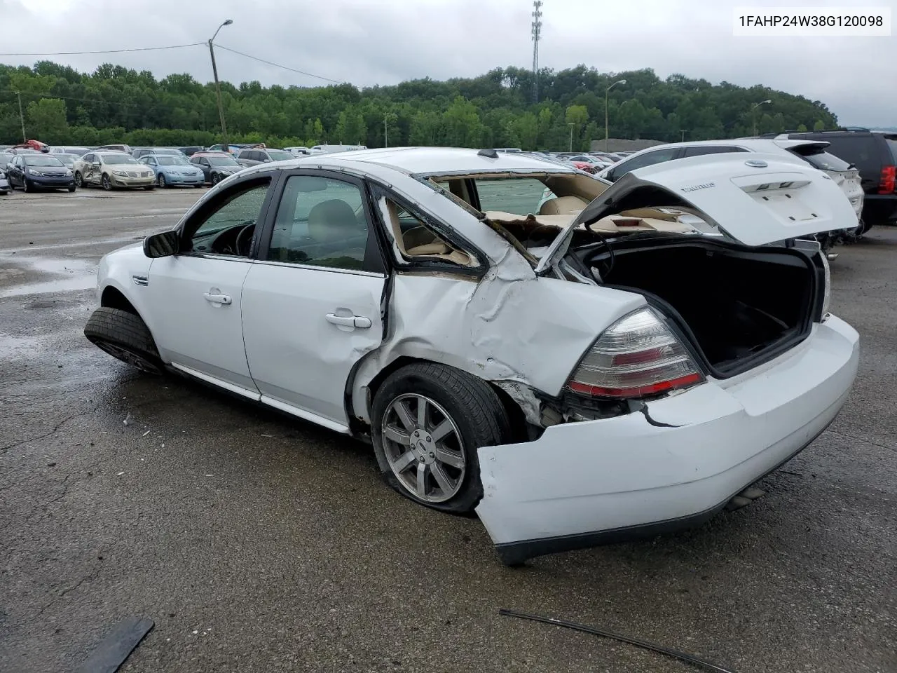 2008 Ford Taurus Sel VIN: 1FAHP24W38G120098 Lot: 65021364