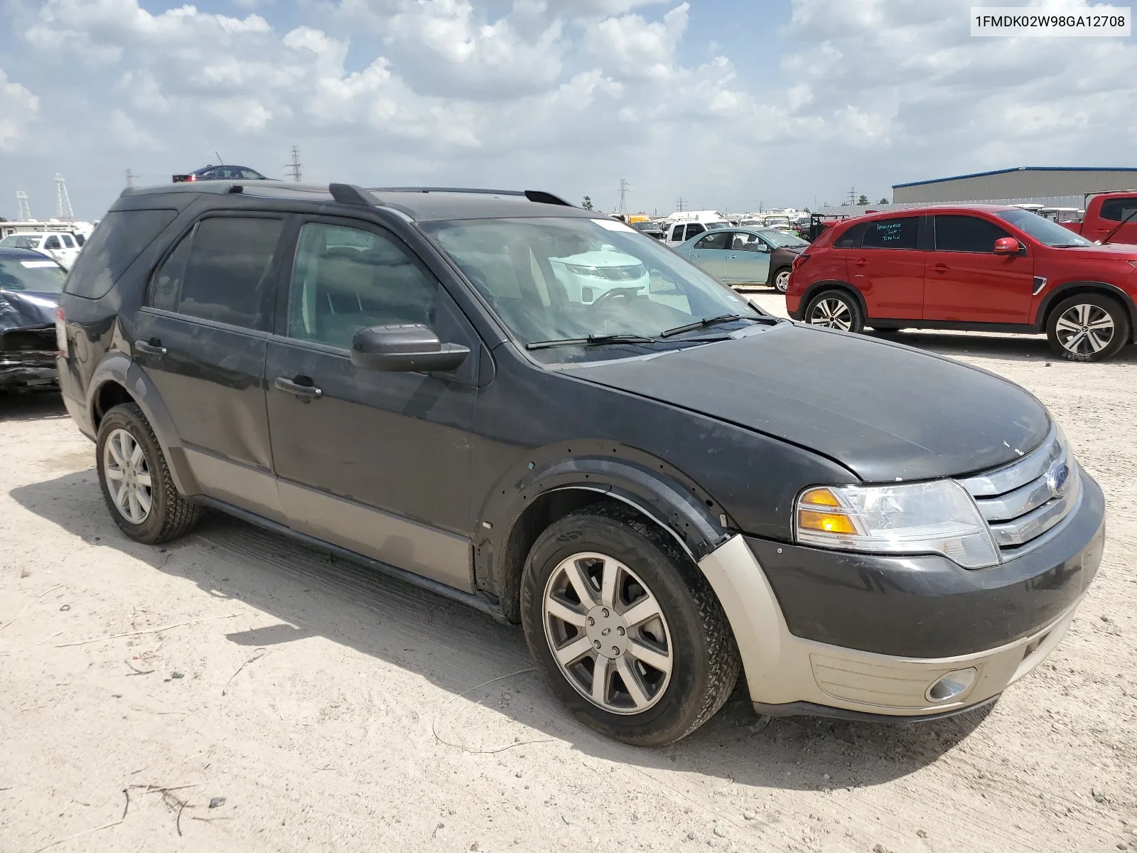 2008 Ford Taurus X Sel VIN: 1FMDK02W98GA12708 Lot: 65851334