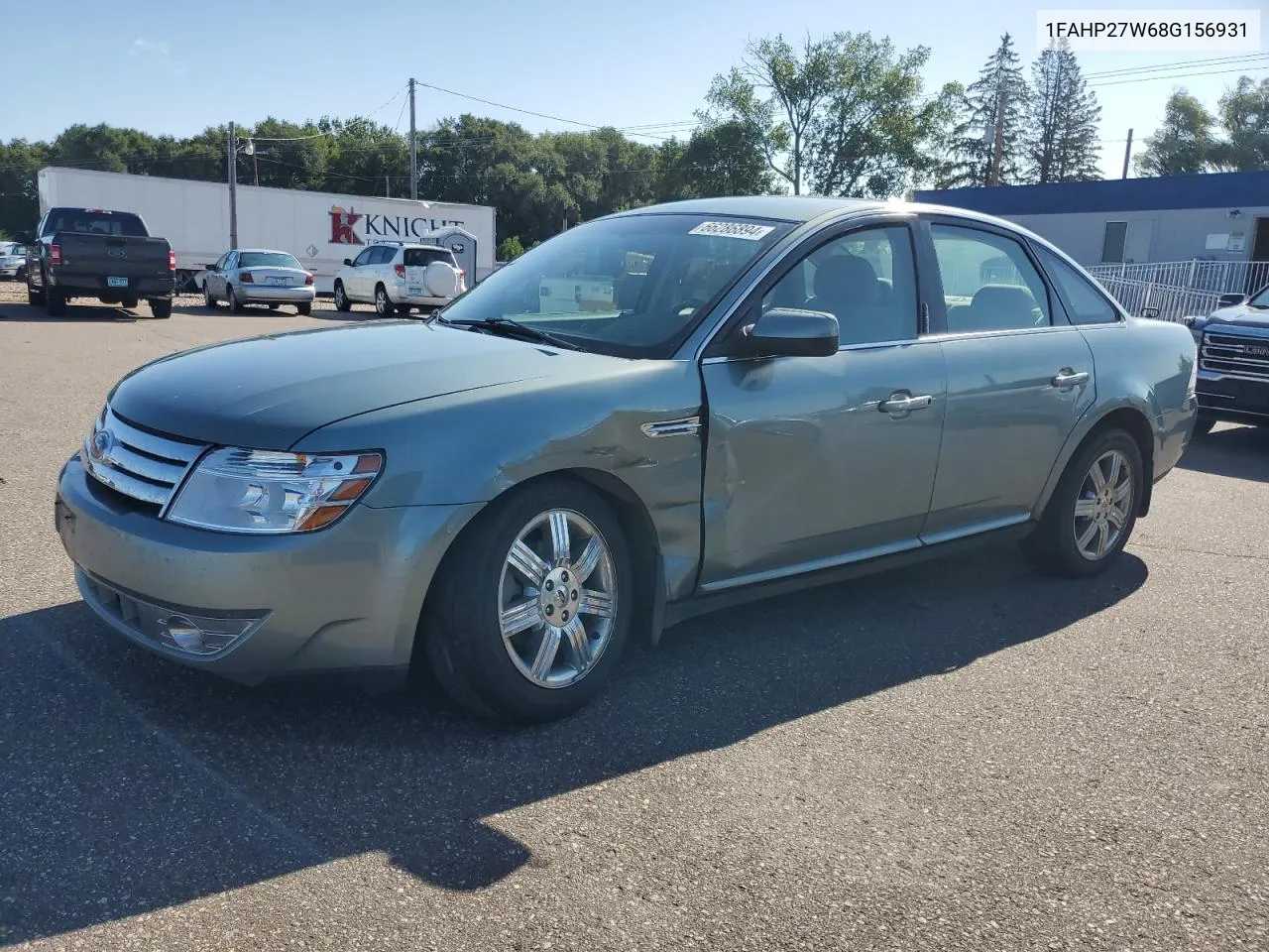 2008 Ford Taurus Sel VIN: 1FAHP27W68G156931 Lot: 66286894