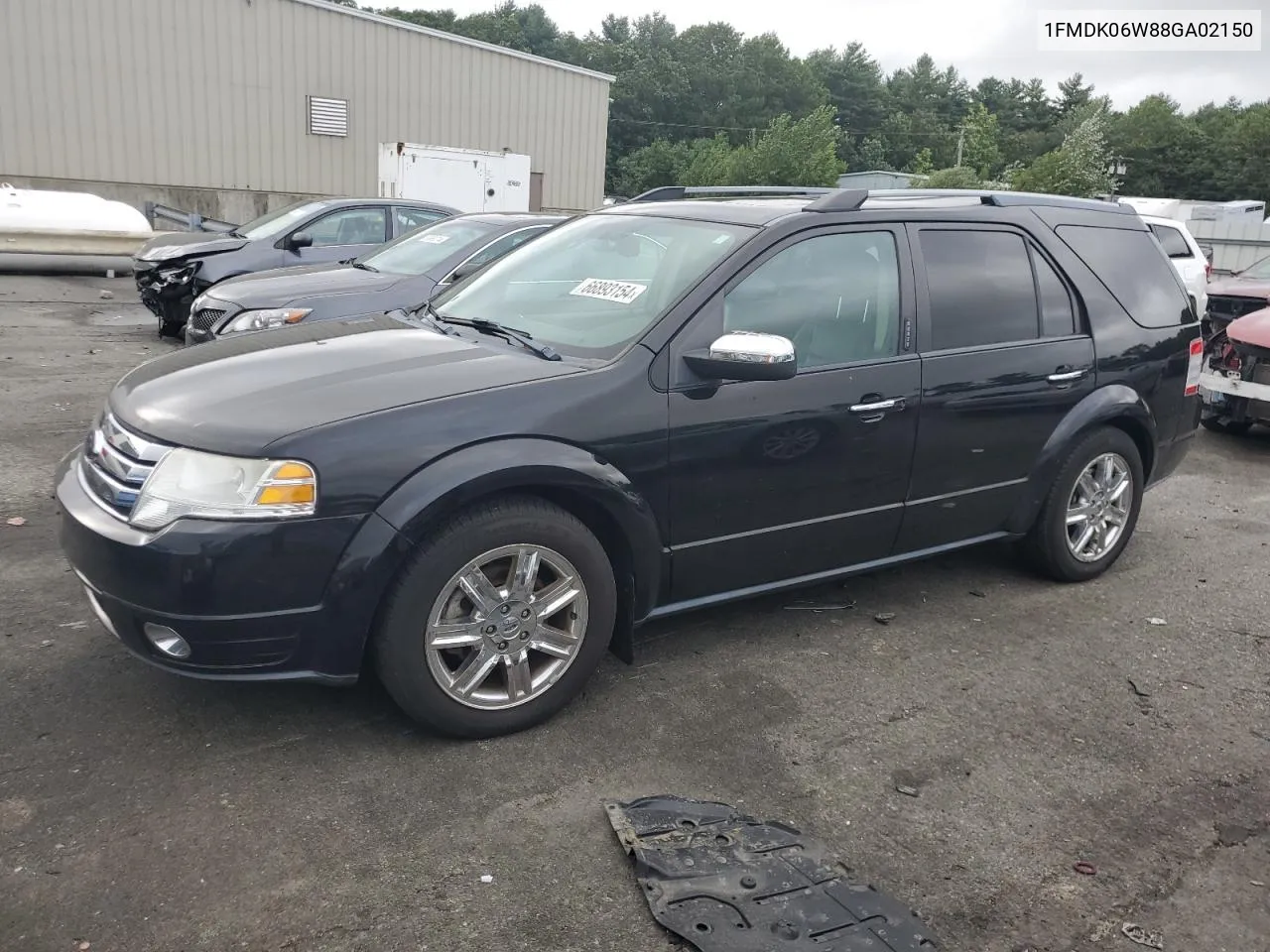 2008 Ford Taurus X Limited VIN: 1FMDK06W88GA02150 Lot: 66893154