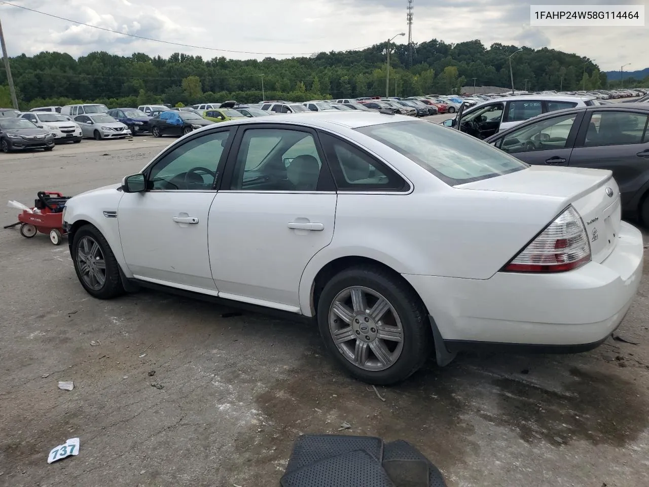 2008 Ford Taurus Sel VIN: 1FAHP24W58G114464 Lot: 66934274