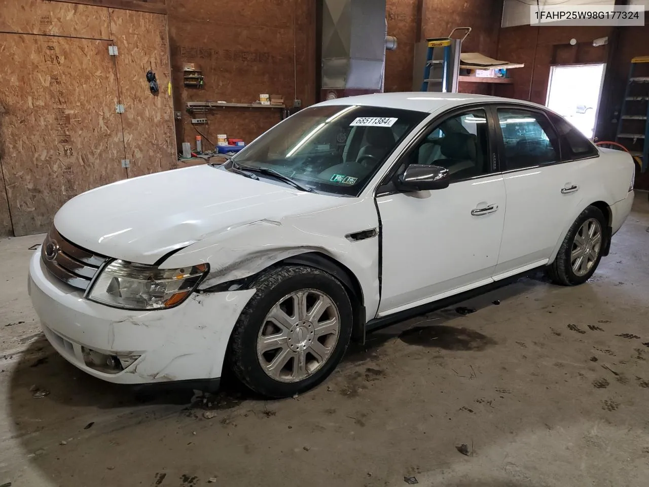 2008 Ford Taurus Limited VIN: 1FAHP25W98G177324 Lot: 68511384