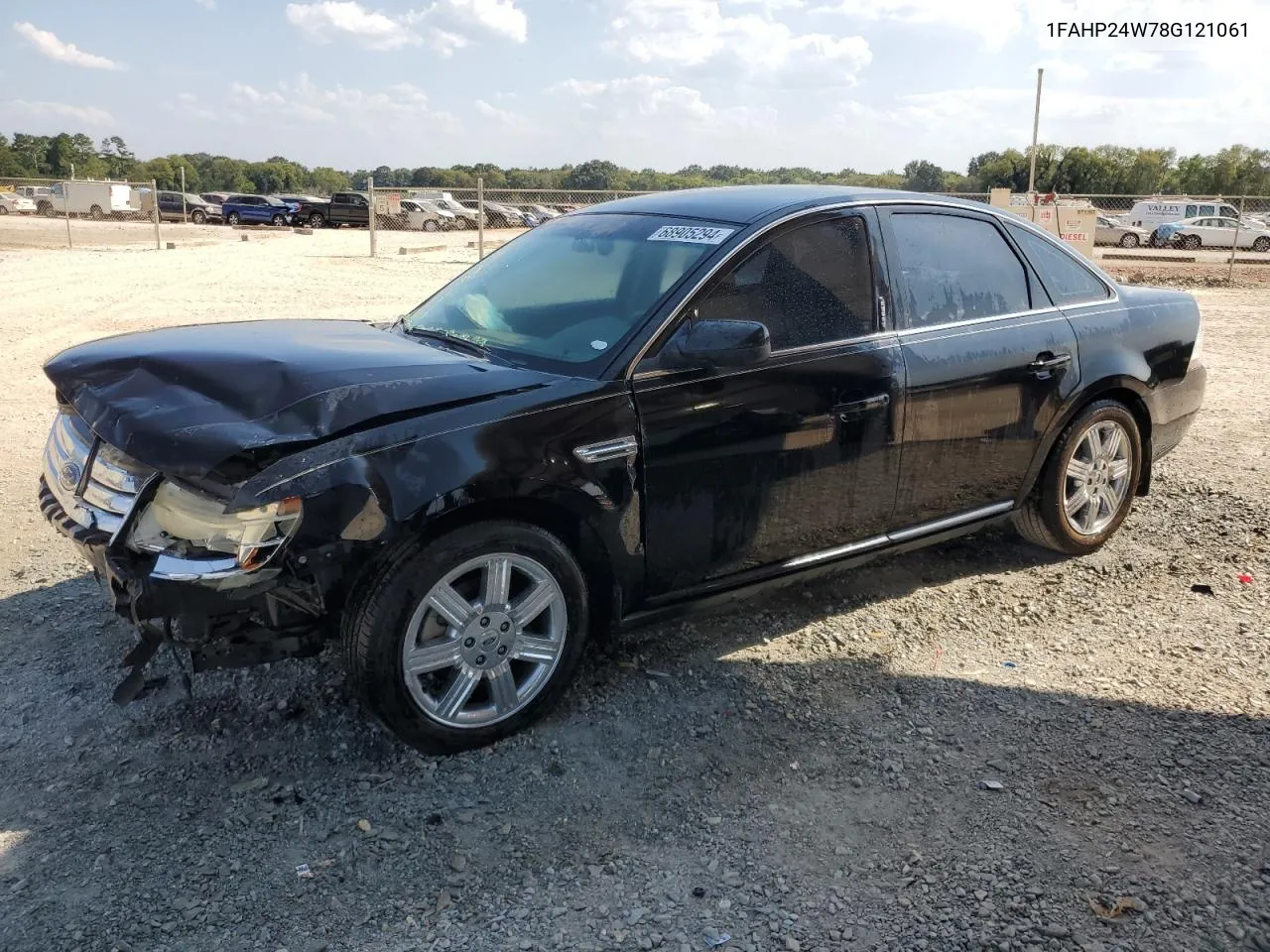 2008 Ford Taurus Sel VIN: 1FAHP24W78G121061 Lot: 68905294