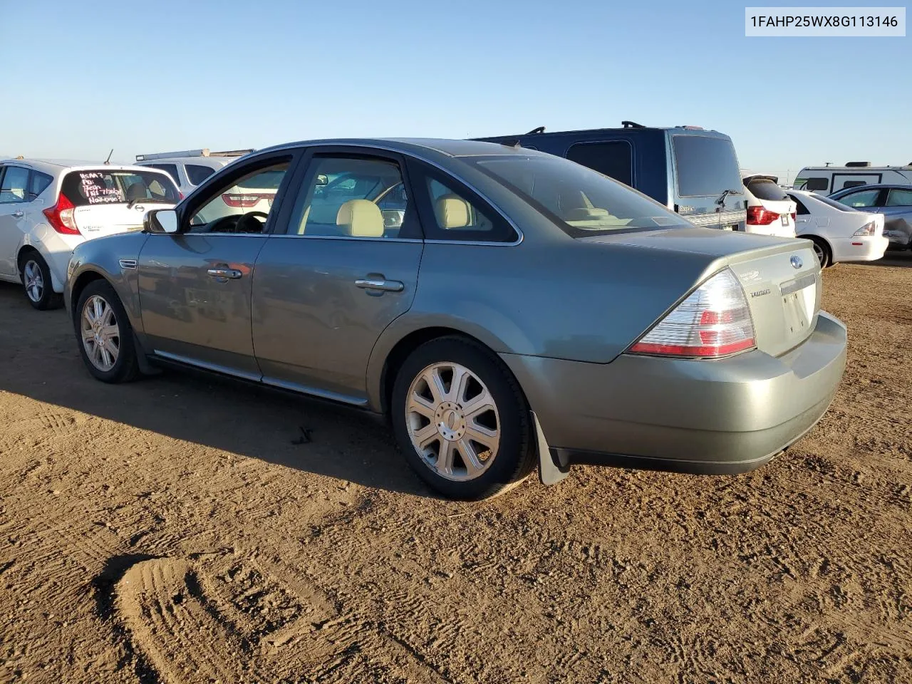 1FAHP25WX8G113146 2008 Ford Taurus Limited