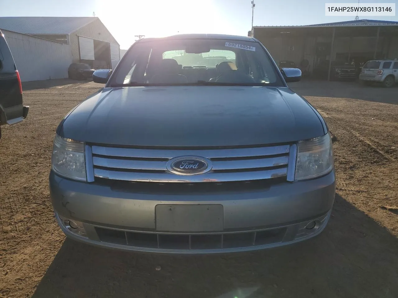 2008 Ford Taurus Limited VIN: 1FAHP25WX8G113146 Lot: 69218054