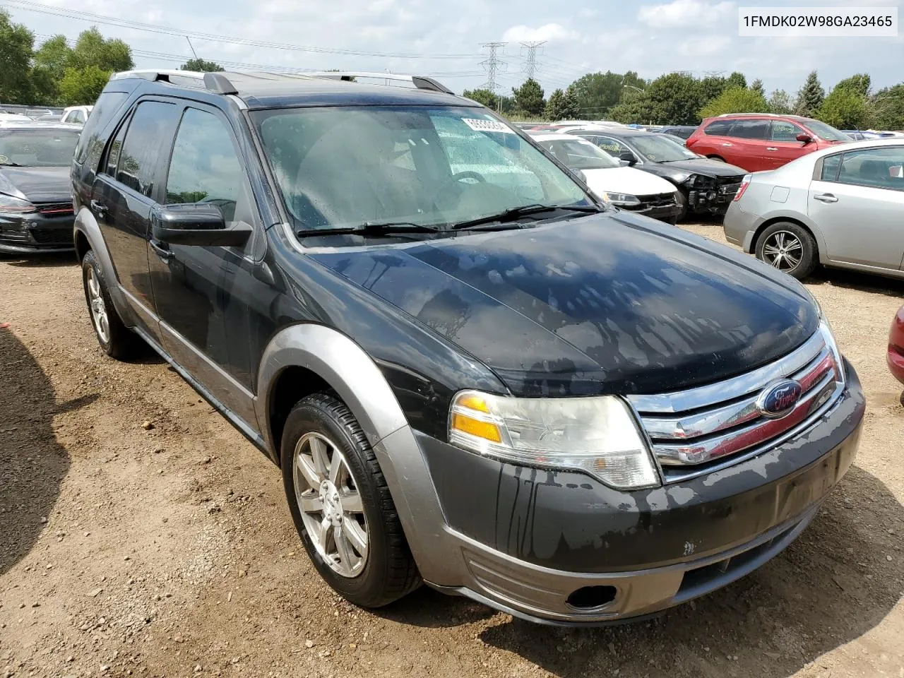 2008 Ford Taurus X Sel VIN: 1FMDK02W98GA23465 Lot: 69330264