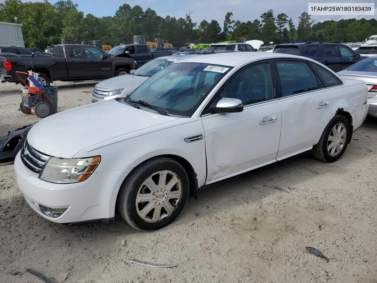 2008 Ford Taurus Limited VIN: 1FAHP25W18G183439 Lot: 69811174