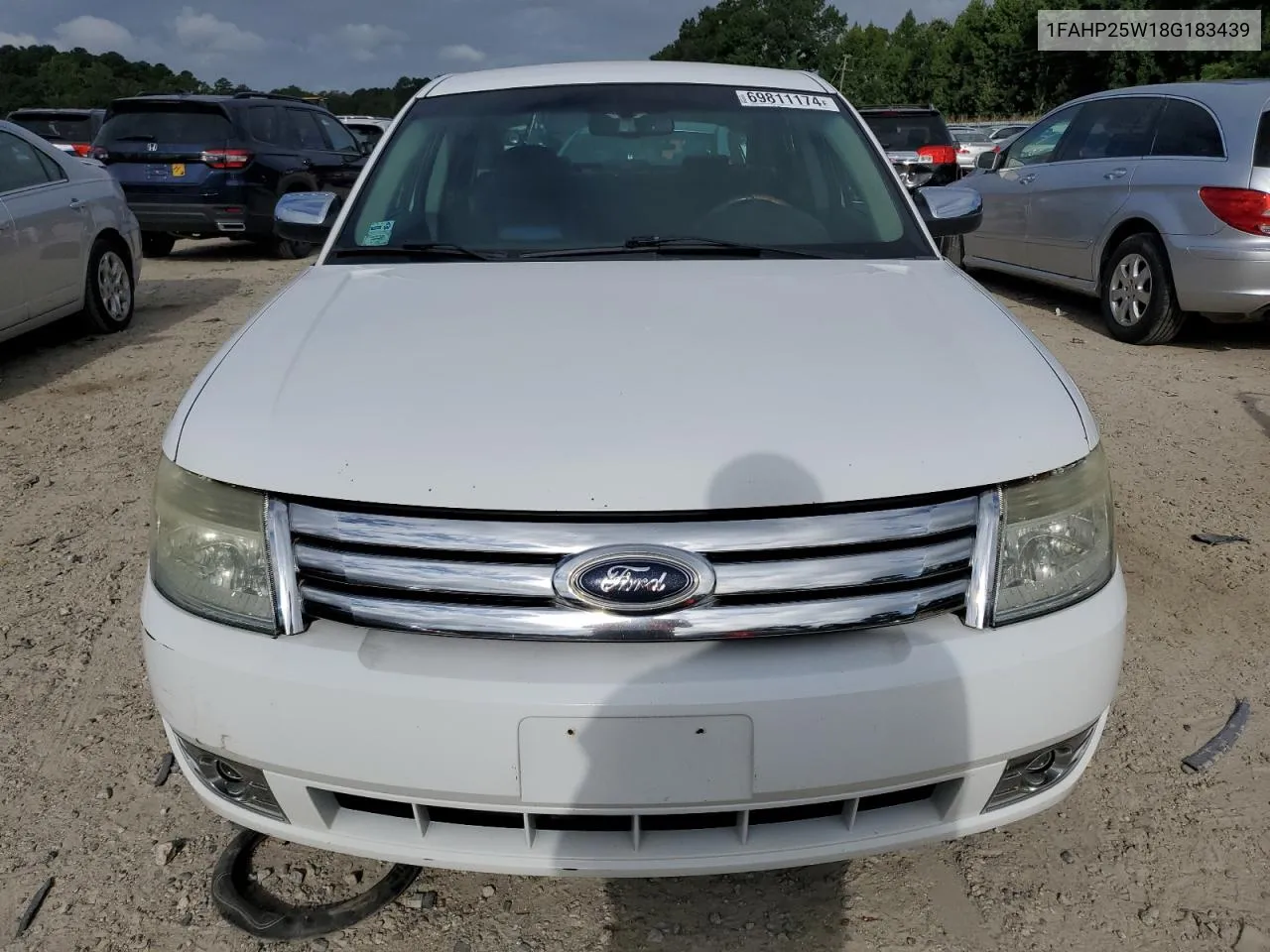 2008 Ford Taurus Limited VIN: 1FAHP25W18G183439 Lot: 69811174