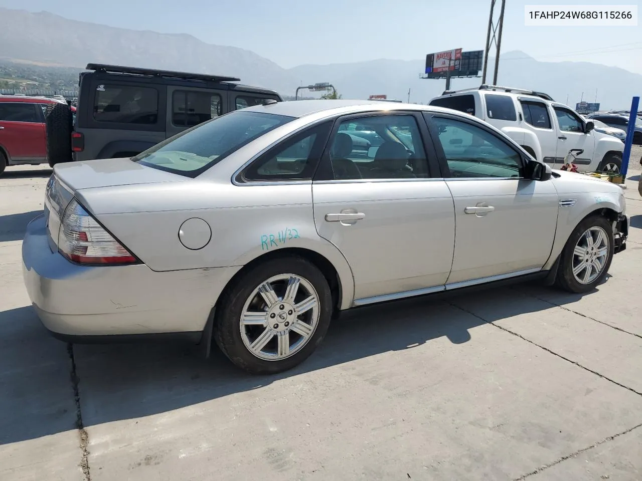 2008 Ford Taurus Sel VIN: 1FAHP24W68G115266 Lot: 69933954