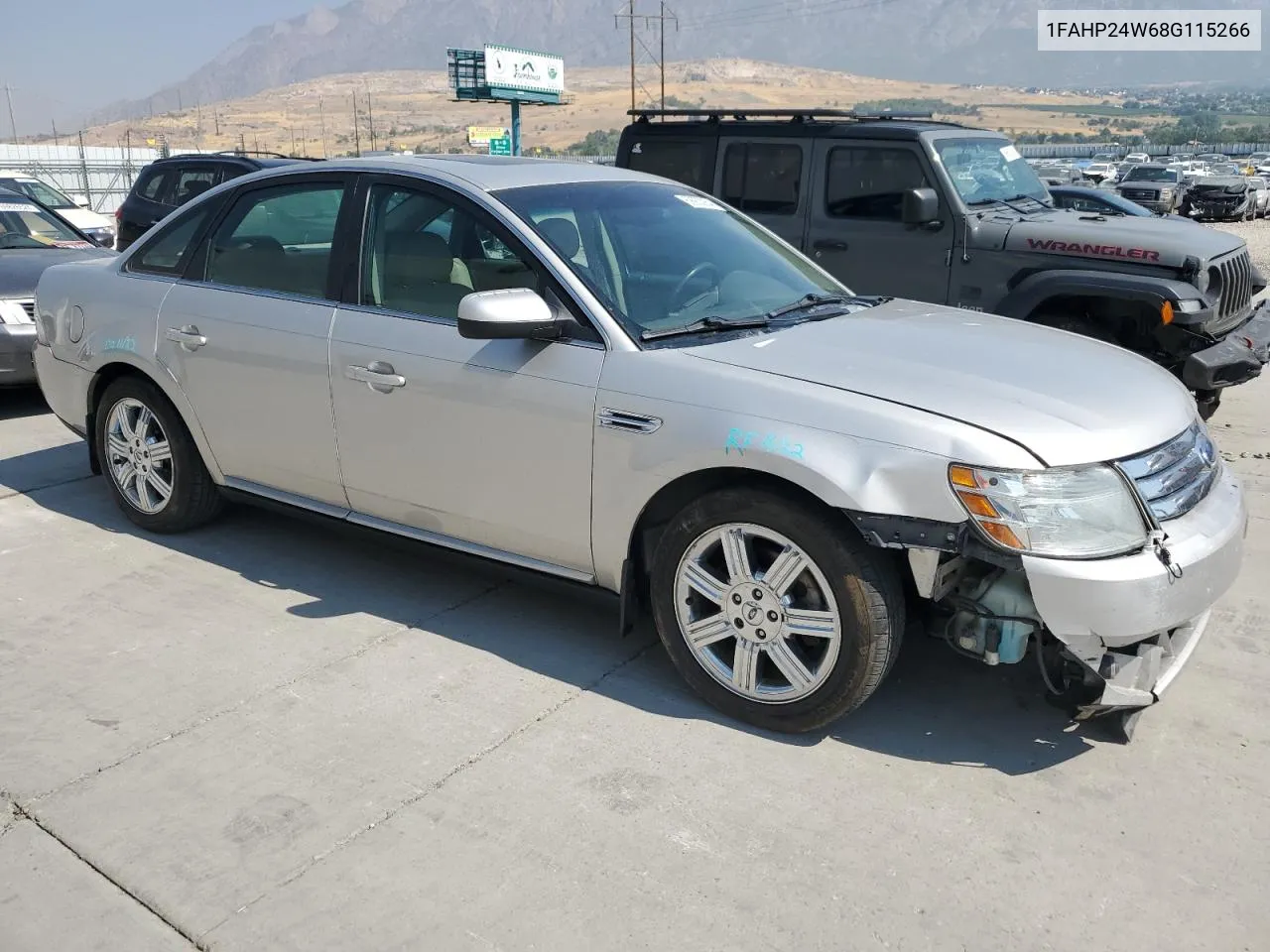 1FAHP24W68G115266 2008 Ford Taurus Sel