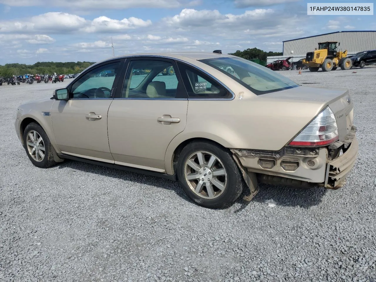 1FAHP24W38G147835 2008 Ford Taurus Sel