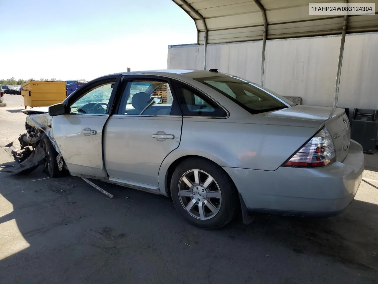 2008 Ford Taurus Sel VIN: 1FAHP24W08G124304 Lot: 70812324