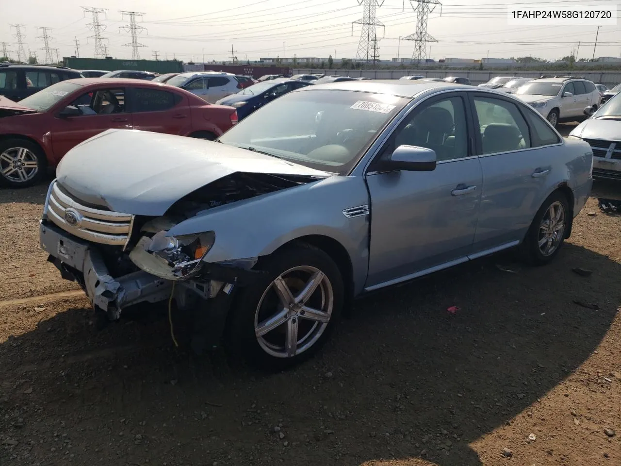 2008 Ford Taurus Sel VIN: 1FAHP24W58G120720 Lot: 70851384