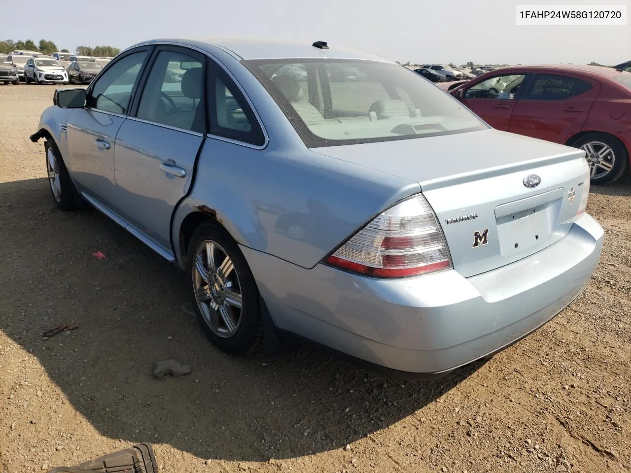 2008 Ford Taurus Sel VIN: 1FAHP24W58G120720 Lot: 70851384