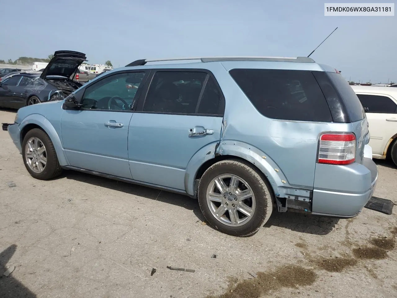 2008 Ford Taurus X Limited VIN: 1FMDK06WX8GA31181 Lot: 71171894