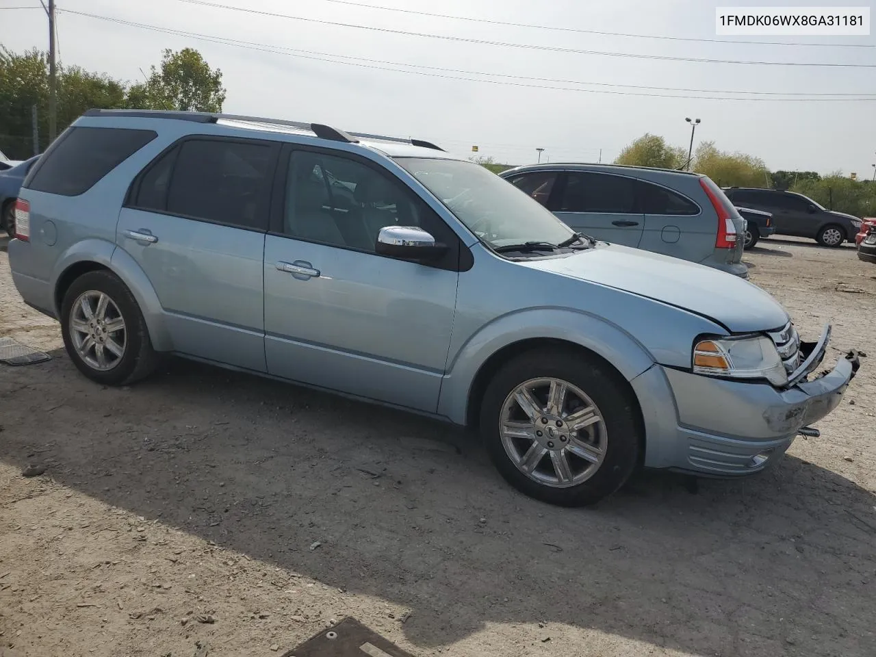 2008 Ford Taurus X Limited VIN: 1FMDK06WX8GA31181 Lot: 71171894