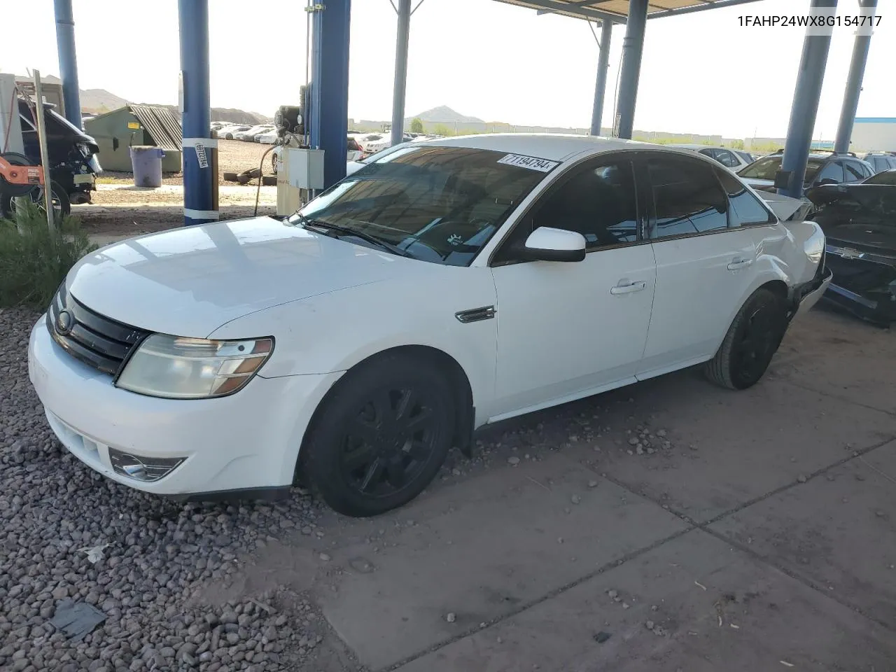 2008 Ford Taurus Sel VIN: 1FAHP24WX8G154717 Lot: 71194794