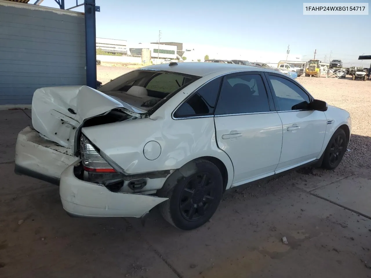 2008 Ford Taurus Sel VIN: 1FAHP24WX8G154717 Lot: 71194794