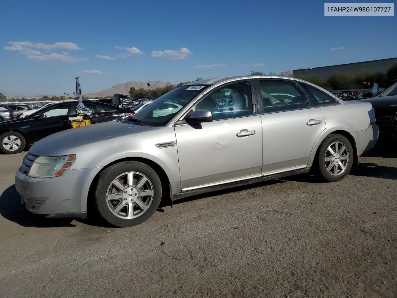 2008 Ford Taurus Sel VIN: 1FAHP24W98G107727 Lot: 71554324