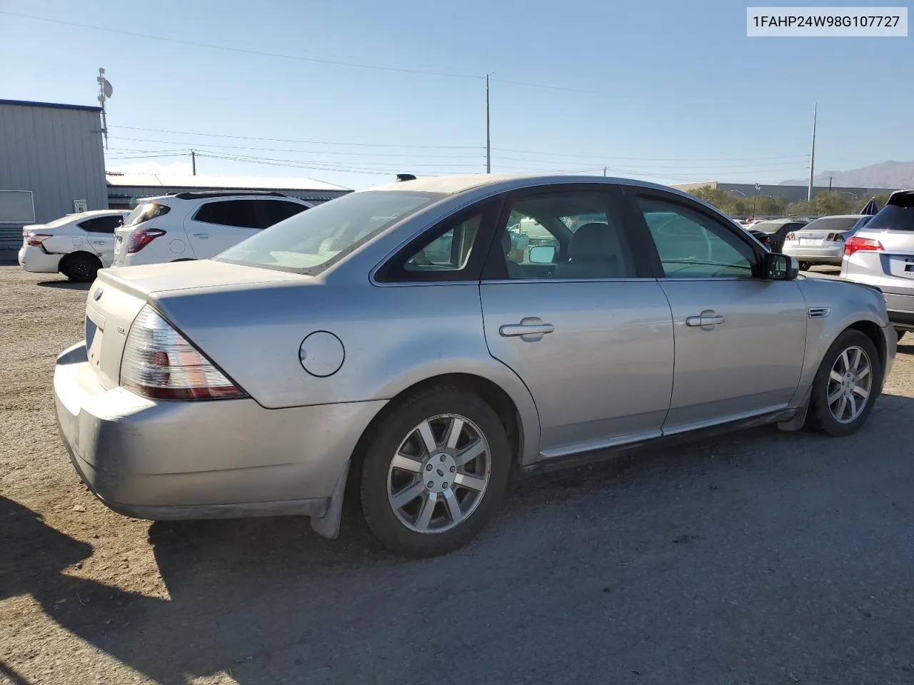 2008 Ford Taurus Sel VIN: 1FAHP24W98G107727 Lot: 71554324