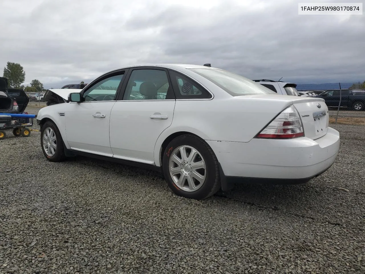 2008 Ford Taurus Limited VIN: 1FAHP25W98G170874 Lot: 71794534