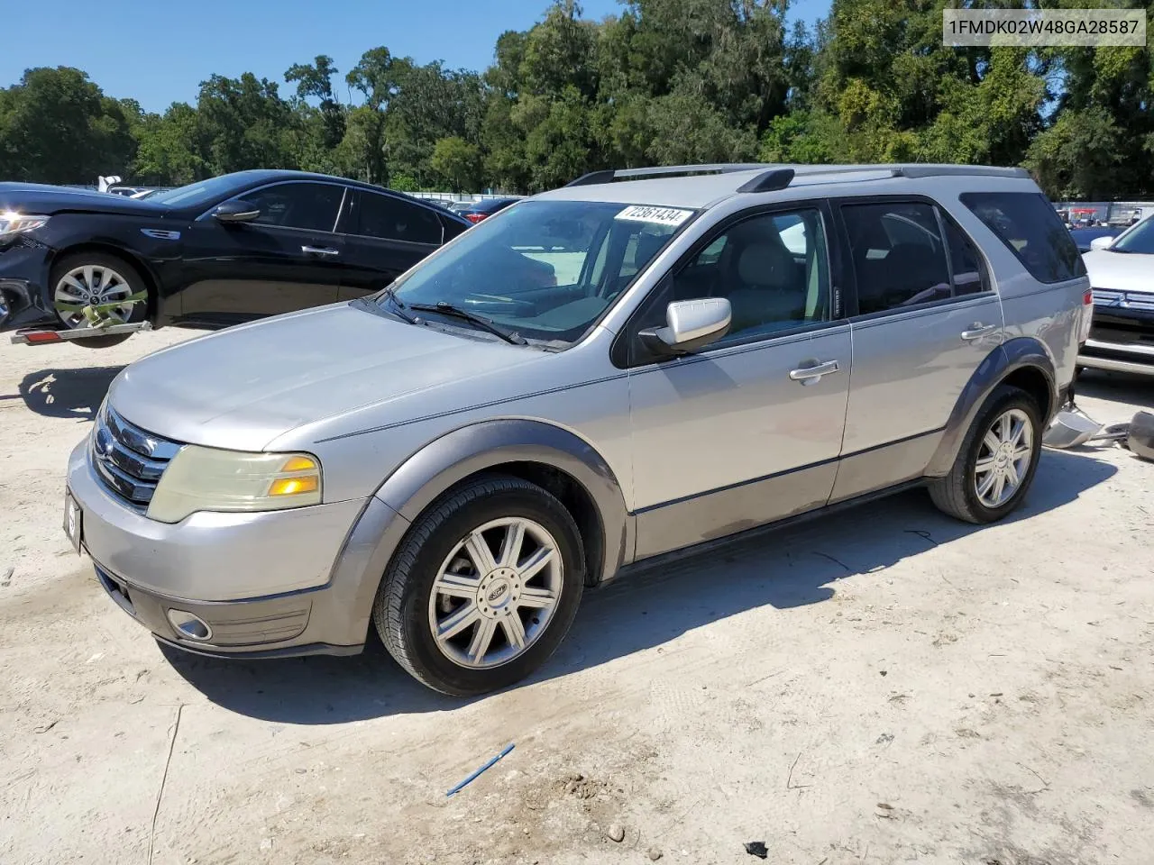 2008 Ford Taurus X Sel VIN: 1FMDK02W48GA28587 Lot: 72361434