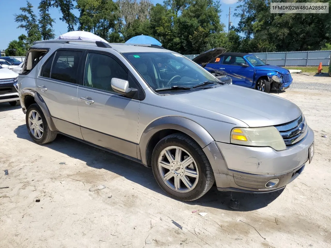 2008 Ford Taurus X Sel VIN: 1FMDK02W48GA28587 Lot: 72361434