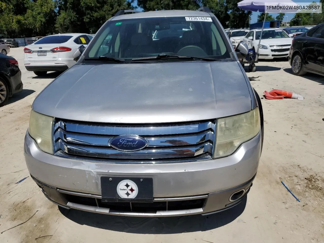 2008 Ford Taurus X Sel VIN: 1FMDK02W48GA28587 Lot: 72361434