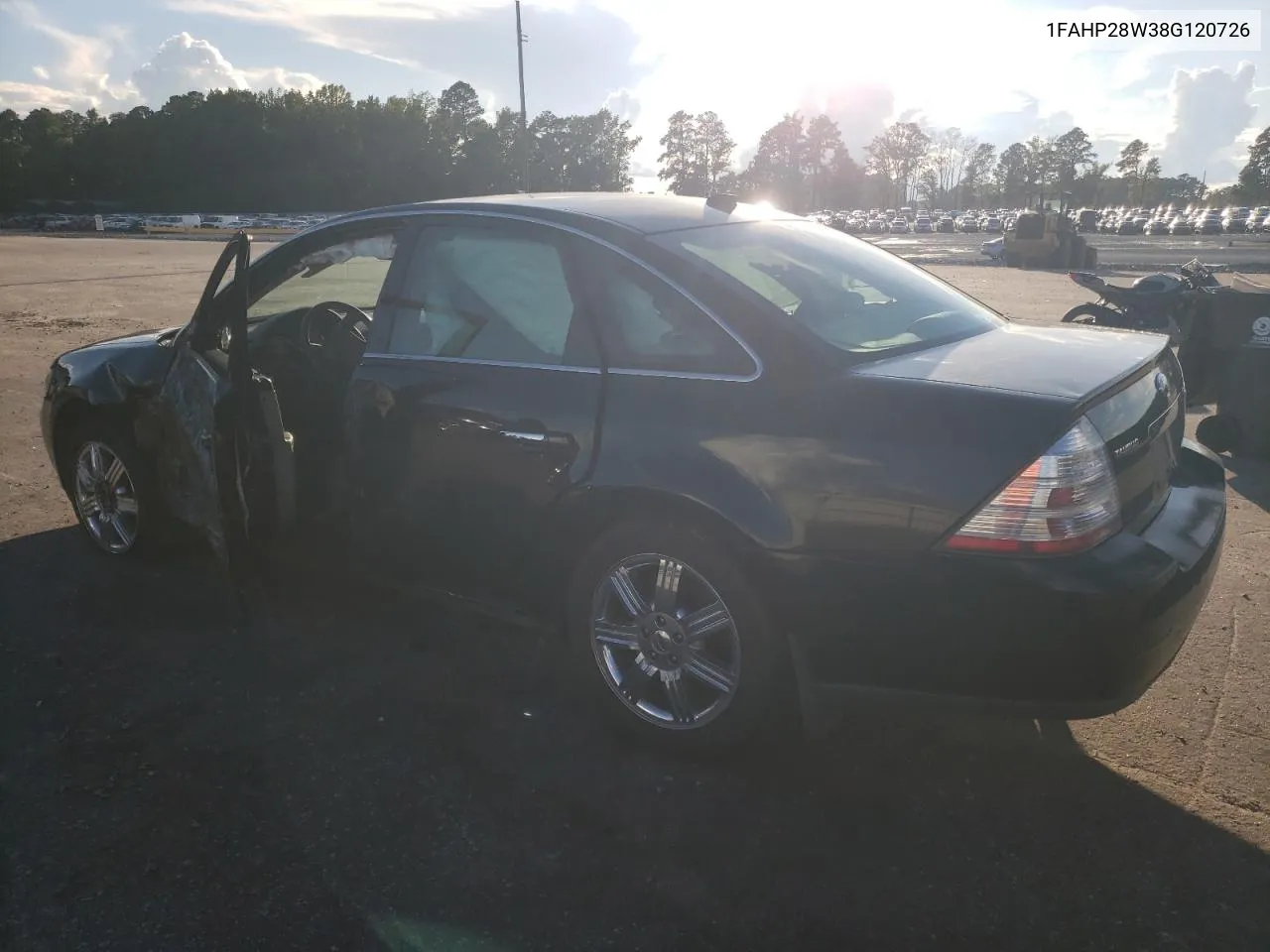 2008 Ford Taurus Limited VIN: 1FAHP28W38G120726 Lot: 72373734