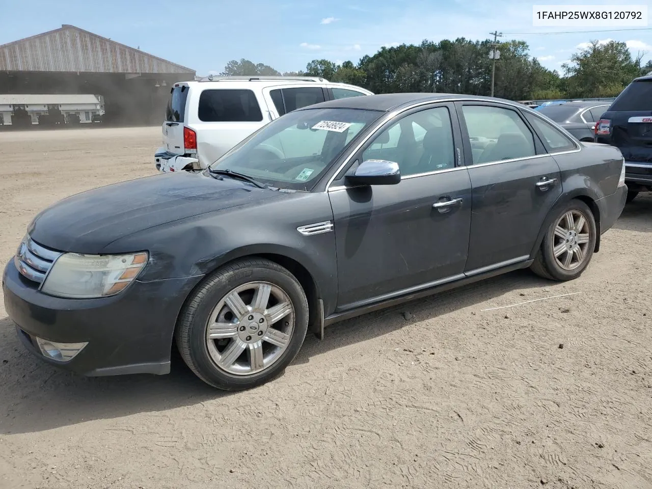 2008 Ford Taurus Limited VIN: 1FAHP25WX8G120792 Lot: 72548924