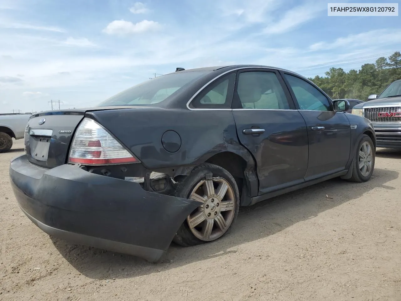 1FAHP25WX8G120792 2008 Ford Taurus Limited